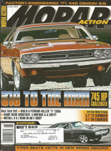 MOPAR ACTION 2009 JUNE - 440 DEMON SS, WILD 318, VIPER SPEED RECORDS